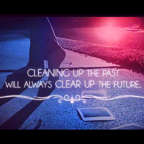 Clean up the past
